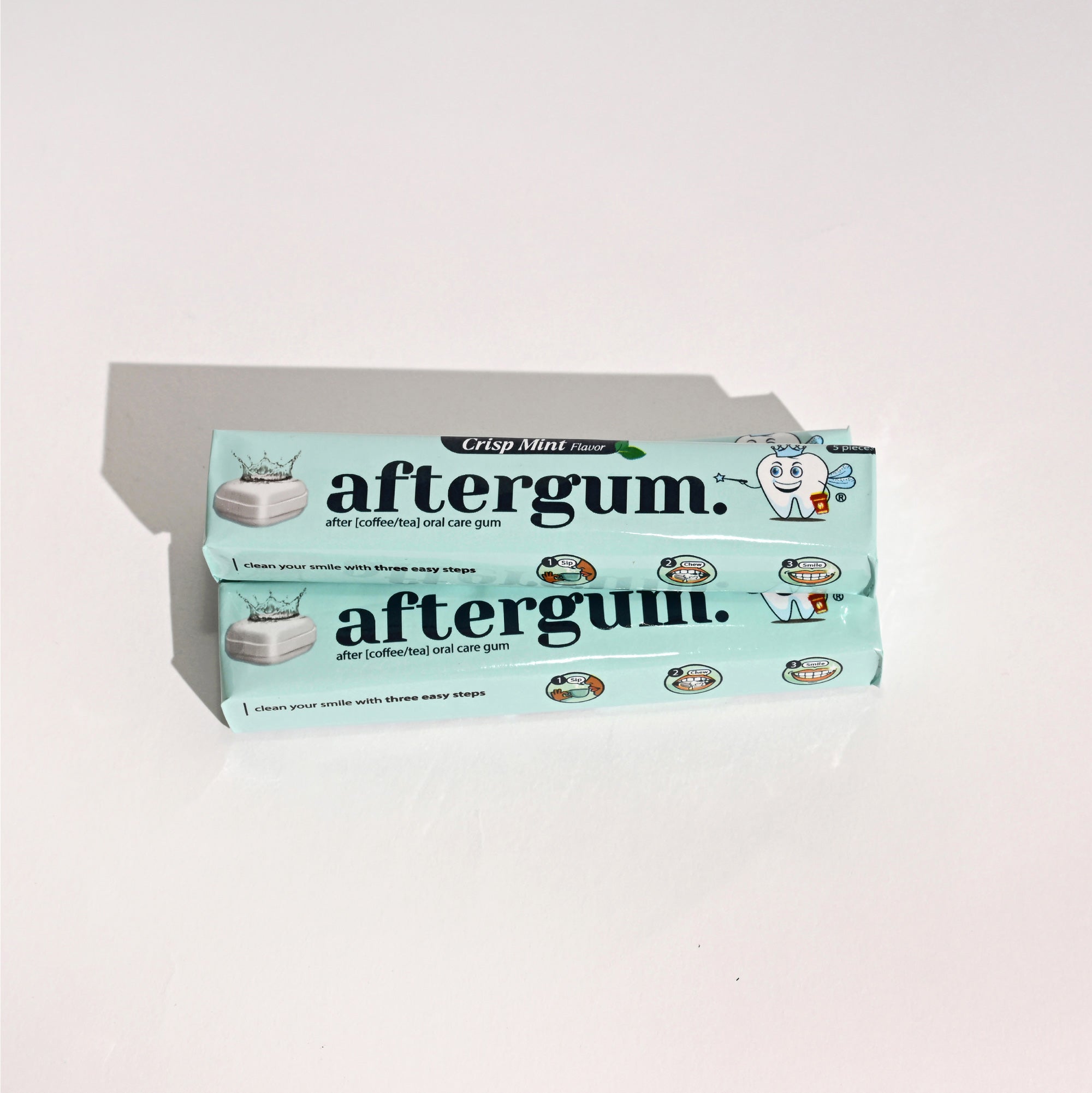 aftergum® - sip, chew, smile