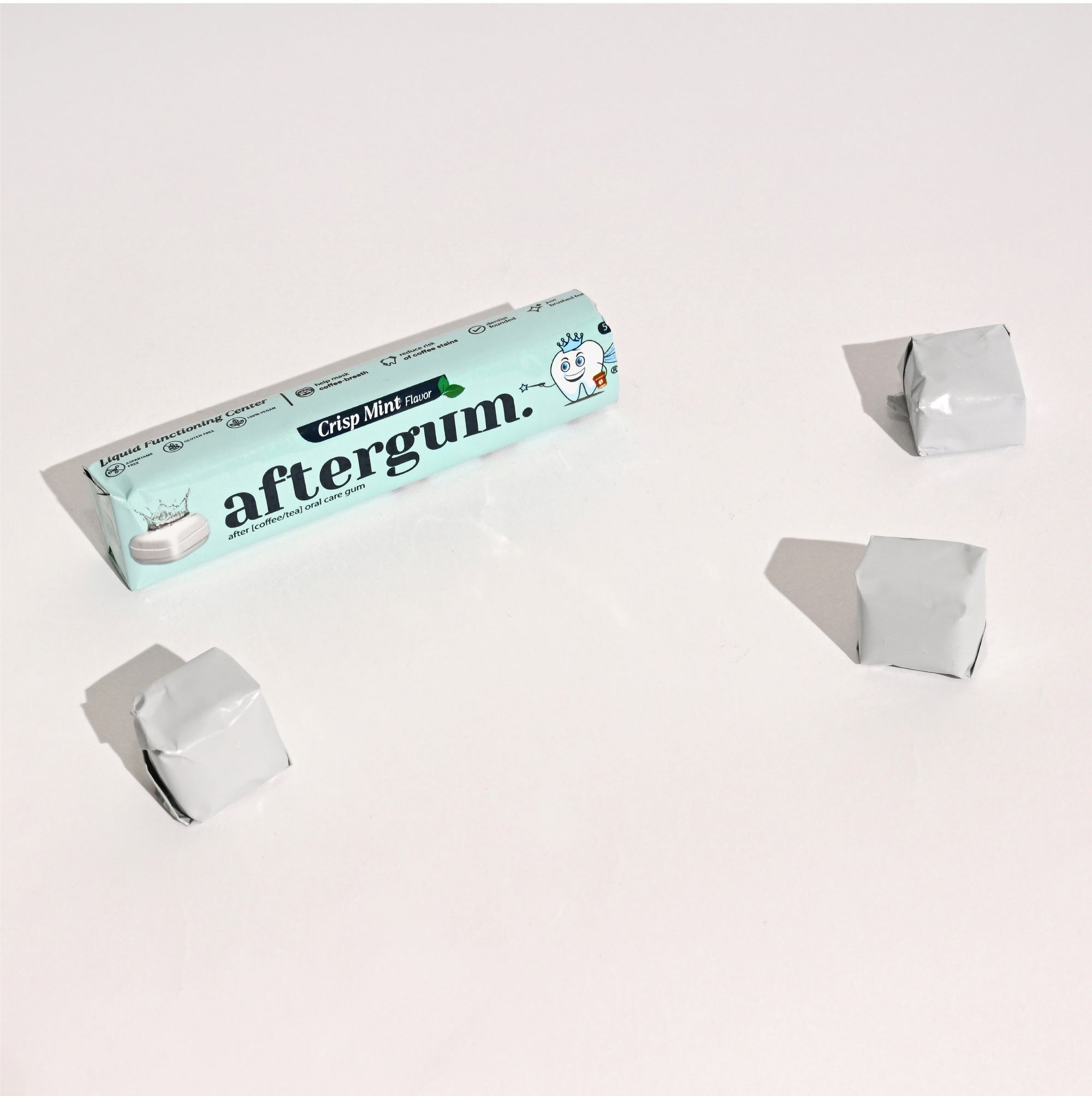 aftergum® - sip, chew, smile